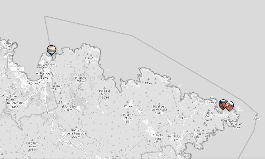 Imagari Costa Brava Map